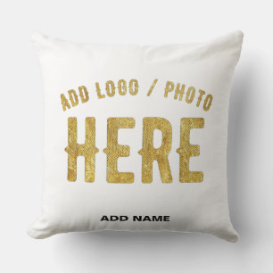 STYLISH MODERN CUSTOMIZABLE WHITE VERIFIED BRANDED OUTDOOR PILLOW