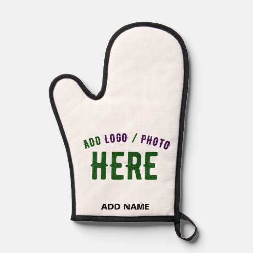 STYLISH MODERN CUSTOMIZABLE WHITE VERIFIED BRANDED OVEN MITT