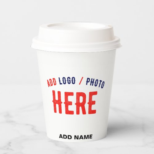 STYLISH MODERN CUSTOMIZABLE WHITE VERIFIED BRANDED PAPER CUPS