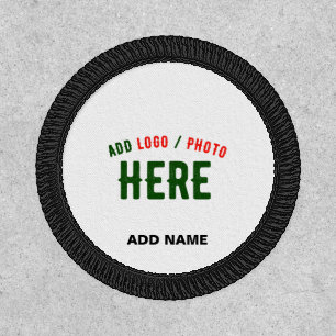 STYLISH MODERN CUSTOMIZABLE WHITE VERIFIED BRANDED PATCH
