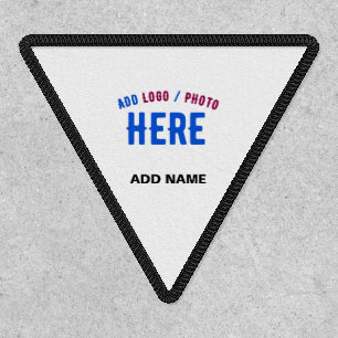 STYLISH MODERN CUSTOMIZABLE WHITE VERIFIED BRANDED PATCH