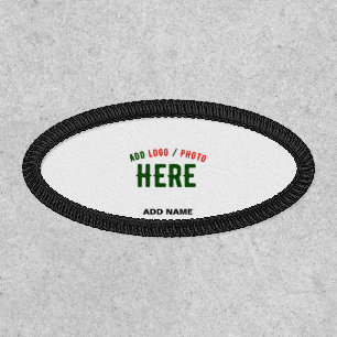 STYLISH MODERN CUSTOMIZABLE WHITE VERIFIED BRANDED PATCH
