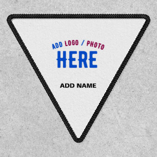 STYLISH MODERN CUSTOMIZABLE WHITE VERIFIED BRANDED PATCH