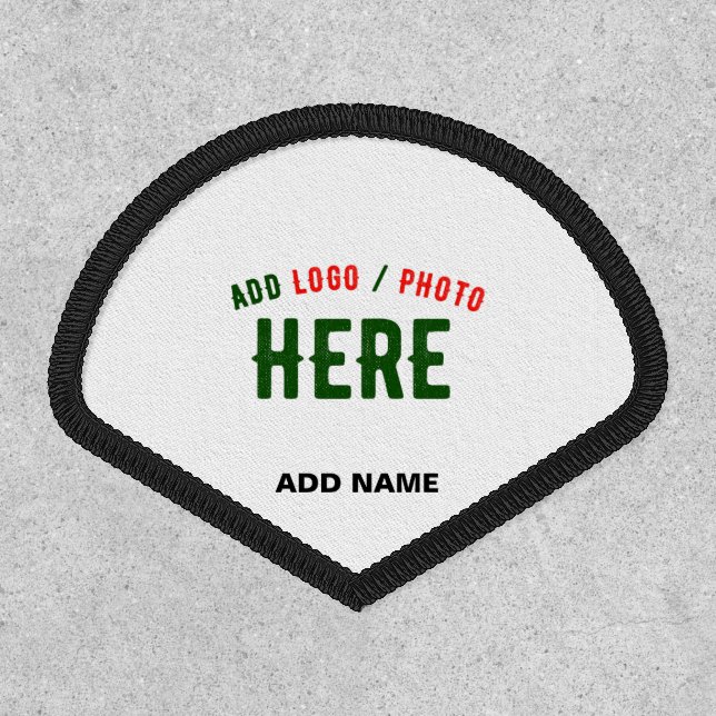 STYLISH MODERN CUSTOMIZABLE WHITE VERIFIED BRANDED PATCH (Front)