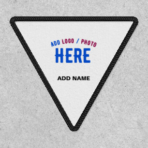 STYLISH MODERN CUSTOMIZABLE WHITE VERIFIED BRANDED PATCH