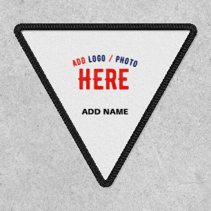 STYLISH MODERN CUSTOMIZABLE WHITE VERIFIED BRANDED PATCH