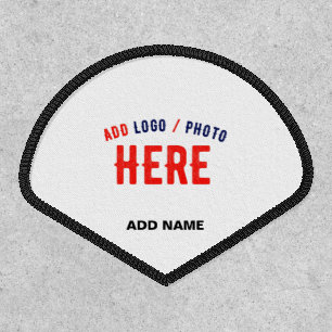 STYLISH MODERN CUSTOMIZABLE WHITE VERIFIED BRANDED PATCH
