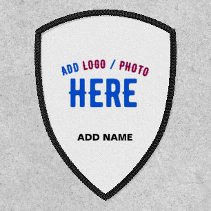 STYLISH MODERN CUSTOMIZABLE WHITE VERIFIED BRANDED PATCH