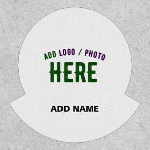 STYLISH MODERN CUSTOMIZABLE WHITE VERIFIED BRANDED PATCH