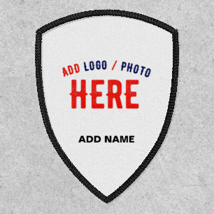 STYLISH MODERN CUSTOMIZABLE WHITE VERIFIED BRANDED PATCH