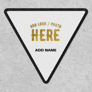STYLISH MODERN CUSTOMIZABLE WHITE VERIFIED BRANDED PATCH