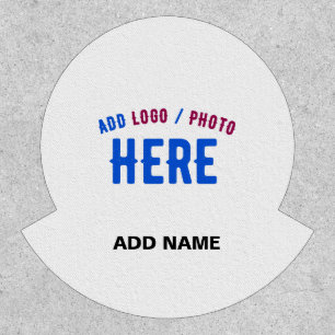 STYLISH MODERN CUSTOMIZABLE WHITE VERIFIED BRANDED PATCH
