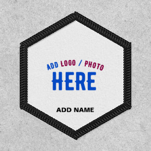 STYLISH MODERN CUSTOMIZABLE WHITE VERIFIED BRANDED PATCH