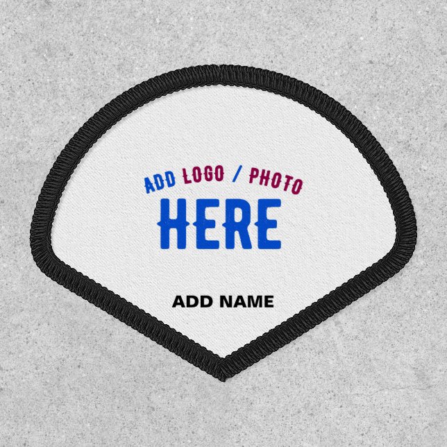 STYLISH MODERN CUSTOMIZABLE WHITE VERIFIED BRANDED PATCH (Front)