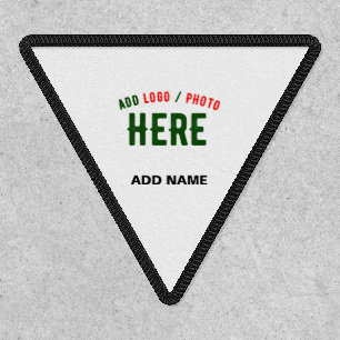 STYLISH MODERN CUSTOMIZABLE WHITE VERIFIED BRANDED PATCH