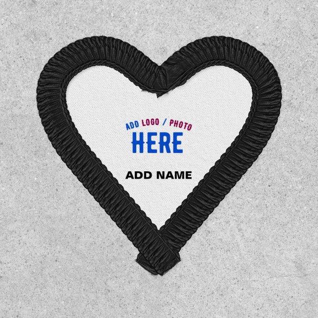 STYLISH MODERN CUSTOMIZABLE WHITE VERIFIED BRANDED PATCH (Front)