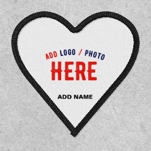 STYLISH MODERN CUSTOMIZABLE WHITE VERIFIED BRANDED PATCH