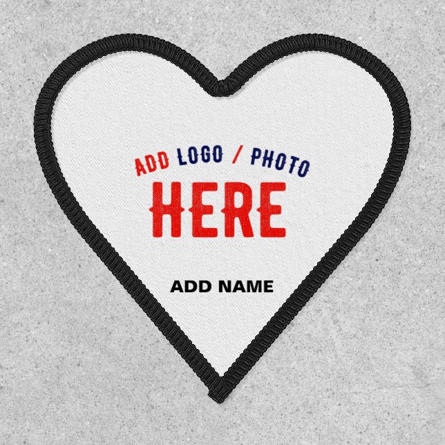 STYLISH MODERN CUSTOMIZABLE WHITE VERIFIED BRANDED PATCH (Front)