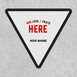 STYLISH MODERN CUSTOMIZABLE WHITE VERIFIED BRANDED PATCH