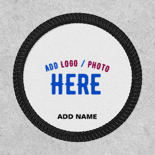 STYLISH MODERN CUSTOMIZABLE WHITE VERIFIED BRANDED PATCH