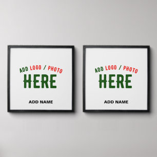 STYLISH MODERN CUSTOMIZABLE WHITE VERIFIED BRANDED PEEL AND STICK PHOTO TILE