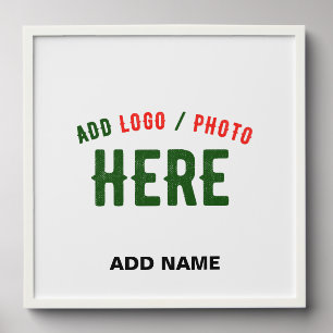 STYLISH MODERN CUSTOMIZABLE WHITE VERIFIED BRANDED PEEL AND STICK PHOTO TILE