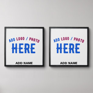 STYLISH MODERN CUSTOMIZABLE WHITE VERIFIED BRANDED PEEL AND STICK PHOTO TILE