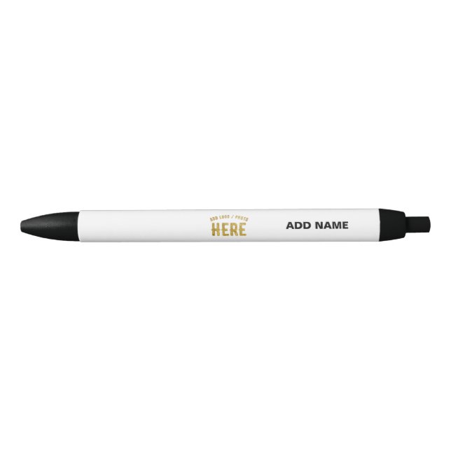 STYLISH MODERN CUSTOMIZABLE WHITE VERIFIED BRANDED PEN (Front)