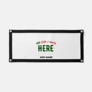 STYLISH MODERN CUSTOMIZABLE WHITE VERIFIED BRANDED PENNANT