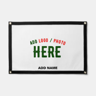 STYLISH MODERN CUSTOMIZABLE WHITE VERIFIED BRANDED PENNANT