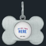STYLISH MODERN CUSTOMIZABLE WHITE VERIFIED BRANDED PET ID TAG<br><div class="desc">THIS IS A DESIGN FITTING FOR CUSTOMERS.YOU CAN CHANGE, RESIZE OR ADD LOGO, PHOTO, TEXT AND COLOURS THE WAY YOU LIKE.THANK YOU.</div>