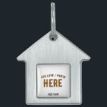 STYLISH MODERN CUSTOMIZABLE WHITE VERIFIED BRANDED PET ID TAG<br><div class="desc">THIS IS A DESIGN FITTING FOR CUSTOMERS.YOU CAN CHANGE, RESIZE OR ADD LOGO, PHOTO, TEXT AND COLOURS THE WAY YOU LIKE.THANK YOU.</div>