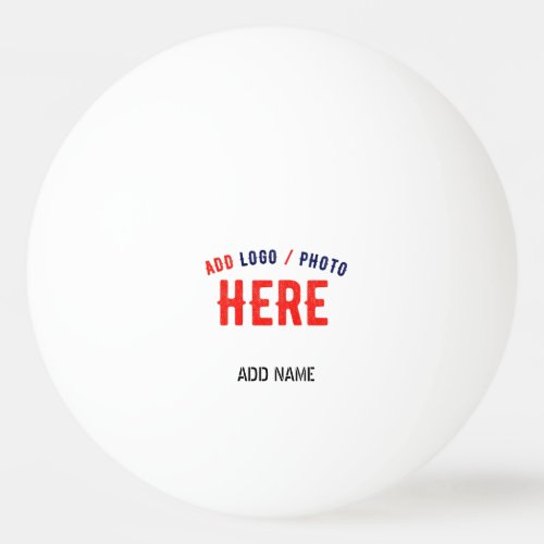 STYLISH MODERN CUSTOMIZABLE WHITE VERIFIED BRANDED PING PONG BALL