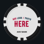 STYLISH MODERN CUSTOMIZABLE WHITE VERIFIED BRANDED POKER CHIPS<br><div class="desc">THIS IS A DESIGN FITTING FOR EVERYONE.YOU CAN CHANGE, RESIZE OR ADD LOGO, PHOTO, TEXT AND COLOURS THE WAY YOU LIKE.THANK YOU.</div>