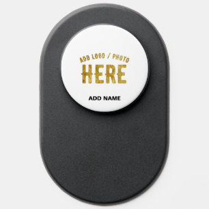 STYLISH MODERN CUSTOMIZABLE WHITE VERIFIED BRANDED PopSocket