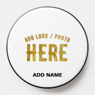 STYLISH MODERN CUSTOMIZABLE WHITE VERIFIED BRANDED PopSocket