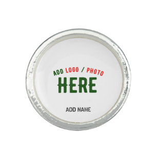 STYLISH MODERN CUSTOMIZABLE WHITE VERIFIED BRANDED RING