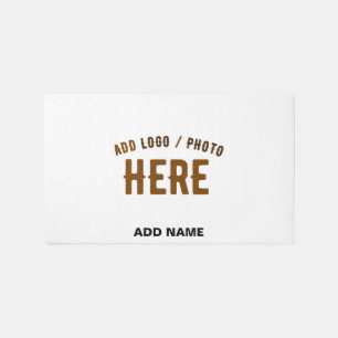 STYLISH MODERN CUSTOMIZABLE WHITE VERIFIED BRANDED RUG