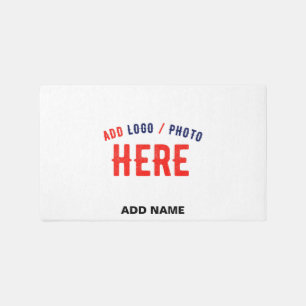 STYLISH MODERN CUSTOMIZABLE WHITE VERIFIED BRANDED RUG