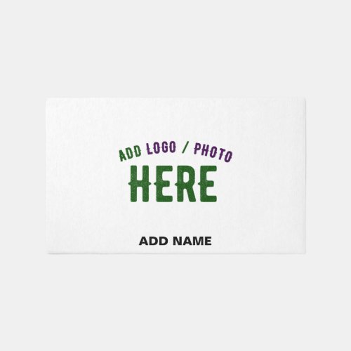 STYLISH MODERN CUSTOMIZABLE WHITE VERIFIED BRANDED RUG