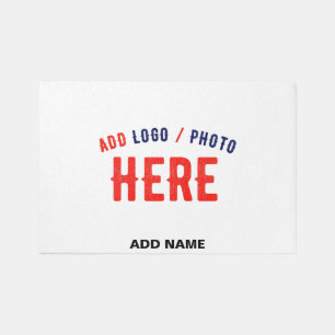 STYLISH MODERN CUSTOMIZABLE WHITE VERIFIED BRANDED RUG