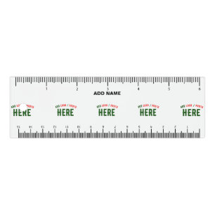STYLISH MODERN CUSTOMIZABLE WHITE VERIFIED BRANDED RULER
