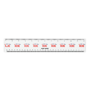 STYLISH MODERN CUSTOMIZABLE WHITE VERIFIED BRANDED RULER