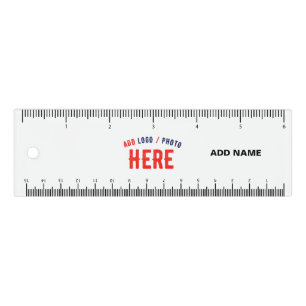STYLISH MODERN CUSTOMIZABLE WHITE VERIFIED BRANDED RULER