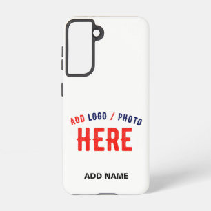 STYLISH MODERN CUSTOMIZABLE WHITE VERIFIED BRANDED SAMSUNG GALAXY S21 CASE