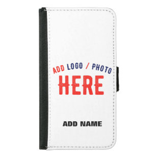 STYLISH MODERN CUSTOMIZABLE WHITE VERIFIED BRANDED SAMSUNG GALAXY S5 WALLET CASE