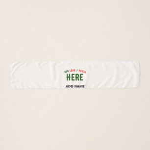 STYLISH MODERN CUSTOMIZABLE WHITE VERIFIED BRANDED SCARF