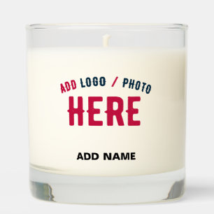 STYLISH MODERN CUSTOMIZABLE WHITE VERIFIED BRANDED SCENTED CANDLE