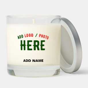 STYLISH MODERN CUSTOMIZABLE WHITE VERIFIED BRANDED SCENTED CANDLE