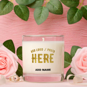 STYLISH MODERN CUSTOMIZABLE WHITE VERIFIED BRANDED SCENTED CANDLE